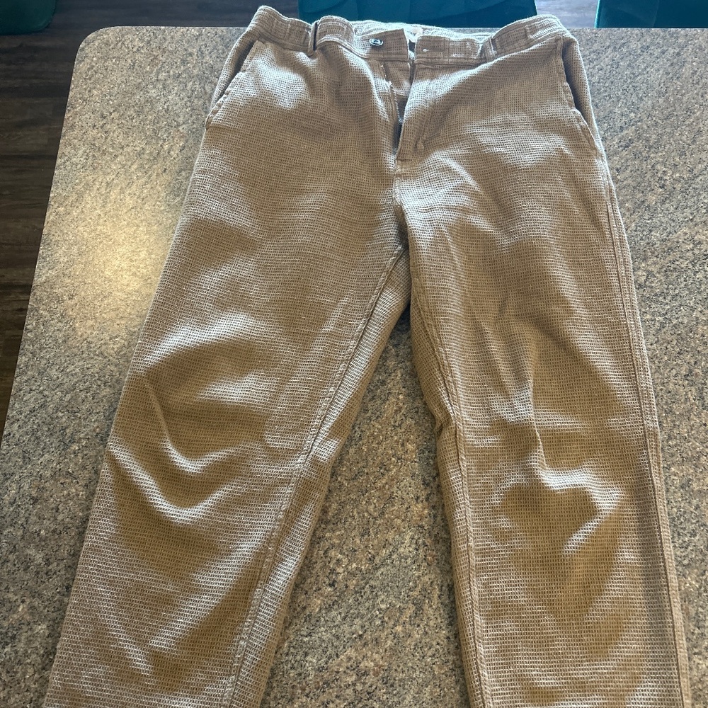 octobre Albro Trousers Embossed Beige - Size M